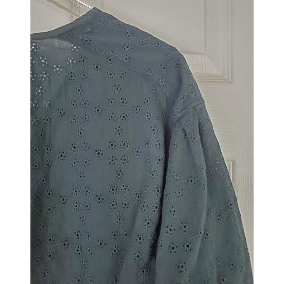 Free people  start align eyelet black  blouse - Picture 15 of 16